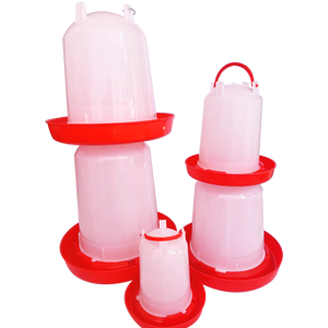 पोर्टेबल 1.5 किलोग्राम-12 किलोग्राम बड़ा पोल्ट्री फीडर और ड्रायर लाल सफेद लटकने चिकन फीडर ट्रफ को नई स्थिति की बिक्री के लिए - Product Image 6