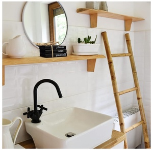 Pequeño acento decorativo el baño de invitados granja baño decoración divertido rústico madera Mini libros - Product Image 4