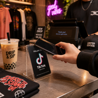 Carte RFID NFC programmable avec code QR CR80, puce NTAG213 13,56 MHz pour Google/Instagram/Facebook/Trustpilot/Tripadvisor/Tiktok