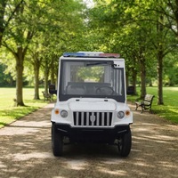 LEIBIN Mini Bus Électrique 4 Roues 8 Places pour Patrouille de Sécurité et Visites Touristiques, Moteur 5KW/8KW, 48V/72V, Autonomie 80-100km
