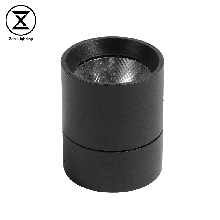 China Factory 110V-265V Adjustable LED Ceiling Light 7W-3000K-4000K-6000K Surface Mount Spotlight Aluminum Lamp for Living Room