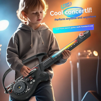 Guitare DJ multifonctionnelle éducative pour enfants, best-seller, version pliable, instruments de musique électriques pour enfants