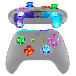 Kit d'éclairage LED pour manettes Xbox One S : boutons D-pad, joysticks, boutons Start et Back, et boutons d'action, finition mate UV - Product Image 2