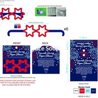 Lunettes de Diffraction 3D en Cristal à Polarisation Circulaire et Linéaire pour la Séparation de la Lumière, Idéales pour les Feux d'Artifice, les Éclips Solaires et les Spectacles – Approvisionnement Direct Usine