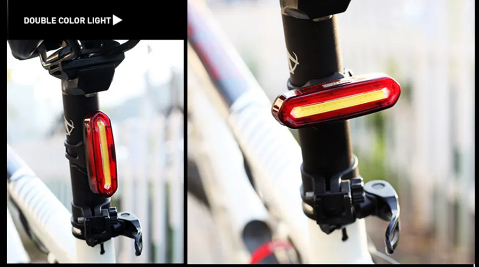 Wheel Up Bike Taillight Waterproof Riding Rear Light Led Usb Chargeable Mountain Bike Cycling Light Tail-lamp Bicycle Light