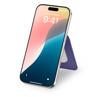 Dompet Kartu Kulit untuk Ponsel, Penyangga Ponsel Magnetik Mewah, Universal untuk Semua Model Ponsel