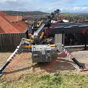 رافعة تونيليتا صغيرة مدمجة تلسكوبية ذراع مجنزرة ذراع هيدروليكي ذراع رفع محمول سلة زجاجية مأهولة رافعة عنكبوت - Product Image 5