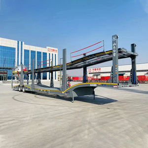Remorque porte-voitures hydraulique fermée à plateau inclinable pour semi-remorque de transport de voitures, fournie directement par l'usine, à vendre - Product Image 6
