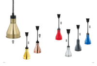 Equipement de cuisine Lampe chauffante pour aliments suspendue Lampe chauffante pour aliments pour buffet coloré électrique pour restaurant