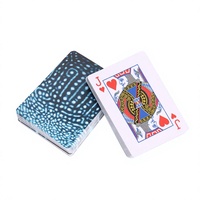 Jeu de cartes de poker mat personnalisé de haute qualité 57*87mm en papier couché écologique pour la famille, avec boîte de rangement durable imprimée