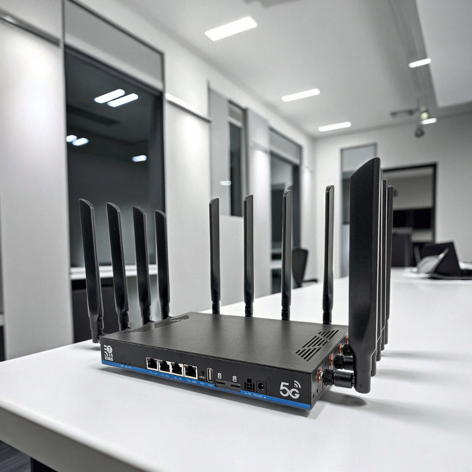 New Enterprise Router 5G WiFi7 Tri-Band 2.4G/5.8G/6GHz 19000Mbps 2.5GB ...