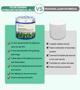 Fábrica OEM Casa Nova Purificador De Ar Removedor De Formaldeído Gel Jelly Desodorante 24 Horas De Trabalho De Formaldeído Scavengers - Product Image 3
