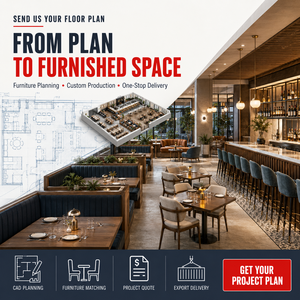 Mobilier de restaurant commercial personnalisé JEILI, sièges de banquette avec chaises et tables en cuir OEM pour les projets de restauration et de cafés - Product Image 6