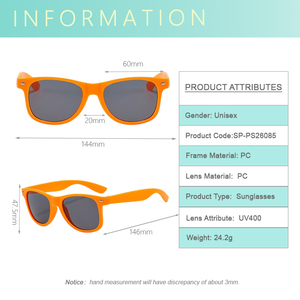 <span class=keywords><strong>Gafas</strong></span> <span class=keywords><strong>de</strong></span> <span class=keywords><strong>Sol</strong></span> Económicas 2026 con Protección UV400, Montura Completa, Ligeras, Cómodas, con Logotipo Personalizado, Montura Colorida, Regalos Promocionales - Product Image 5