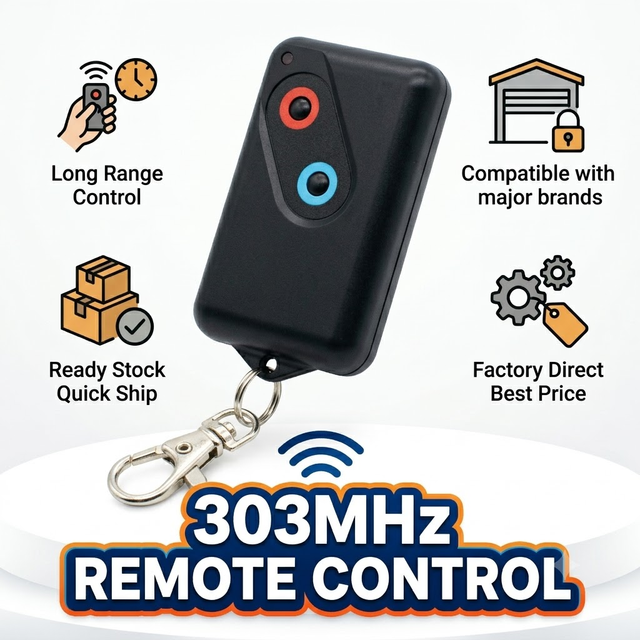 BOSS 303mhz Steel-Line 2211L Garage Door Remote Control Replacement 303 mhz BHT4/BOL4/BOL6/BRD1 Gate Openers Transmitter