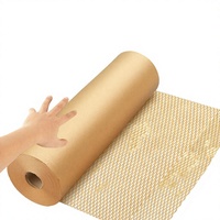 Papier d'emballage recyclable en nid d'abeille de Chine 15''x328' Remplace le film bulle pour l'emballage de déménagement et d'expédition