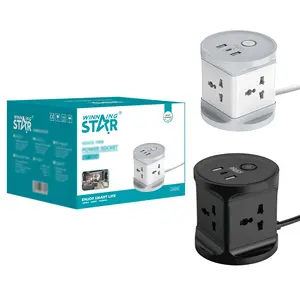 Winning Star ST-1034 Universele Stopcontacten Power Extender 4-weg Elektrische Extension Socket Met Usb Stekkers