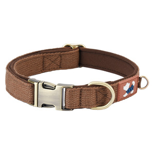 Dog Collar para Pequenas Raças Médias Ajustável Confortável Neckband Engravable <span class=keywords><strong>Pet</strong></span> Collar Artesanato Fino Qualidade confiável - Product Image 4