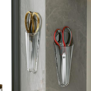 Wall Mounted Scissors <b>Storage</b> <b>Box</b> Rack Holder Scissor Organizer <b>Tools</b> Organizer - Product Image 1