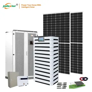 Jsdsolar hibrida sistem penyimpanan energi surya, kapasitas penuh Off On Grid Power 30kW 50kW 100kW 150kW 200kW 1MW