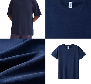เสื้อยืดคอกลมผ้าฝ้าย 100% 150gsm แบบเรียบ แขนสั้น ยูนิเซ็กส์ สำหรับผู้ชาย ขายส่ง รับผลิตแบบ OEM ODM ตามสั่ง - Product Image 4