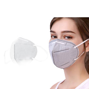 Einzel verpackung Großhandel Einweg-Schutz maske 5 Schichten Schwarz mit <span class=keywords><strong>Carbon</strong></span> Factory Versand bereit Staub dichte Gesichts maske - Product Image 3