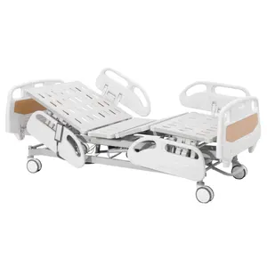 Confortável Do Paciente Função Ajustável High End 5 Equipamentos Médicos Elétrica UTI Cama De Hospital de Luxo