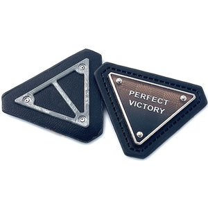 Florida Großhandel Echte Blanko Geätzte Laserbare Geschnittene Bedruckte Lasergravierte Lederaufnäher für Mützen - Product Image 2