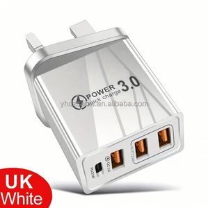 ที่ชาร์จเร็ว 3 พอร์ต USB + PD Type-C พร้อมเอาต์พุต QC2.0 วัสดุทนไฟสำหรับโทรศัพท์มือถือและแท็บเล็ต - Product Image 6