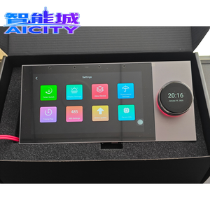 Nuevo Panel de Centro Musical Tuya 2026 de 7 Pulgadas para Reproducir 2 Músicas Diferentes en 2 Zonas, Zigbee Gateway Puede <span class=keywords><strong>Conectar</strong></span> 8 Altavoces - Product Image 4