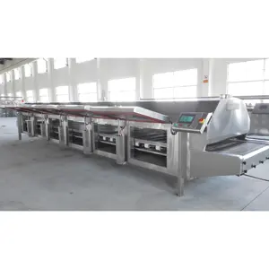 Cryogenic Brand Commercial Tunnel Freezer Blast Freezing Tunnel For Frozen French Fries Making Production Line