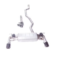 Sistema de Escape Catback de Acero Inoxidable DZ, Pulido a Espejo, 1.5mm de Grosor, para F20 M140 F22 240i F30 340i F32 440i S304, 3 Años de Garantía