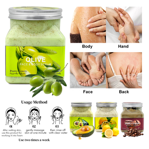 Exfoliante Facial <span class=keywords><strong>de</strong></span> Sal <span class=keywords><strong>de</strong></span> Oliva al por Mayor, Exfoliante Corporal Hidratante <span class=keywords><strong>de</strong></span> Plantas Naturales <span class=keywords><strong>de</strong></span> Marca Privada - Product Image 4