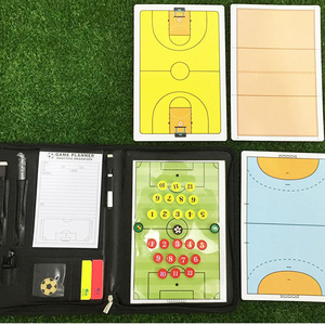 Tableau tactique multifonctionnel de football avec fermeture éclair, tableau tactique magnétique, sac tactique, fournitures pour arbitres - Product Image 3