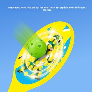 Ensemble de raquettes de tennis de plage pour enfants en gros, léger et sûr, <span class=keywords><strong>jeu</strong></span> de <span class=keywords><strong>padel</strong></span> d'extérieur avec 4 balles pour les sports en famille et au parc - Product Image 4