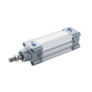 ISO15552 Standard Double Action Narrow Construction Pneumatic Cylinder 63mm Bore Size 1.0Mpa <b>Max</b> Operating Pressure for - Product Image 1