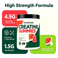 OEM Private Label Creatine Gummies Halal gecertificeerd Vegan 4 Gummies per verpakking Aangepaste verpakking Groothandel