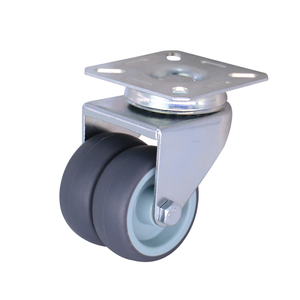 Ruote di ricino pesanti da 2 pollici girevoli di 360 grado con TPR M10 X <span class=keywords><strong>25mm</strong></span> metrico PP materiale in acciaio per ruote metriche - Product Image 1