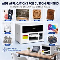 Impresora UV de Inyección de Tinta Continua 3060 en Oferta, Impresora Digital A4 XP600 Automática de Escritorio para Tarjetas de Identificación con Tinta UV