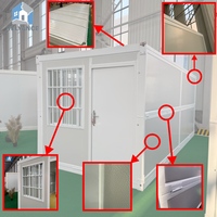 RELYANCE Container Cabine Modulaire Préfabriquée en Acier pour Usage Intérieur, Chambre d'Hôtes, Maison de Vacances Moderne