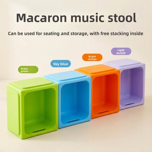 Modern Stackable Plastic <strong>Stool</strong> for Kids Kindergarten &amp; School Use Living Room &amp; <strong>Bedroom</strong> Home Ornament - Product Image 6