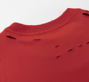 HG1882 T-shirt personnalisé avec logo, lavé, style streetwear, coupe ample, surdimensionné, streetwear, t-shirt vierge coupé et cousu, vintage, délavé pour hommes - Product Image 4