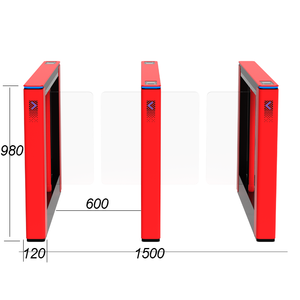 Porte de tourniquet de barrière d'oscillation nouvellement conçue avec le lecteur de code QR et de carte d'identité populaire pour des stades et des gymnases de football - Product Image 5