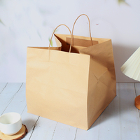 Sacs en papier kraft de luxe personnalisés en gros, sacs d'emballage blancs et bruns avec logo