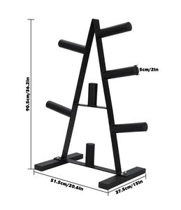 Supporto per bilanciere per albero con piastra per pesi Multi supporto per attrezzatura da palestra supporto per piastra paraurti da 2 pollici - Product Image 6