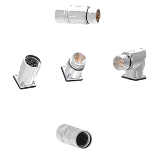 IP67 Waterproof M23 <strong>Circular</strong> <strong>Connector</strong> Attachmentscrew Rear Panel Mount Signal For Automation 6P/8P Solder - Product Image 5