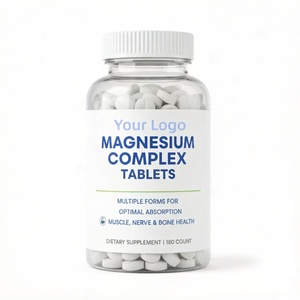 Tabletas de Complejo de Magnesio Astrawell, Suplemento de Magnesio, Etiquetas Privadas OEM, Tabletas de Magnesio - Product Image 1