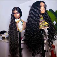 Wig Rambut Asli Manusia Full HD 13x6 Tanpa Lem, Wig Lace Frontal dengan Kutikula Tersusun Rapi, Wig Rambut Asli Vietnam dan India