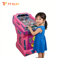 Machine de jeu d'arcade de flipper pour enfants à monnayeur TT Play avec écran LED pour centres de divertissement et parcs d'attractions