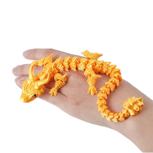 Modèle de dragon magique d'anime imprimé en 3D sur mesure, en PVC, multi-articulations, mobile, pour aquarium, table de jeu, ornement de décoration intérieure, unisexe, taille 14 - Product Image 1